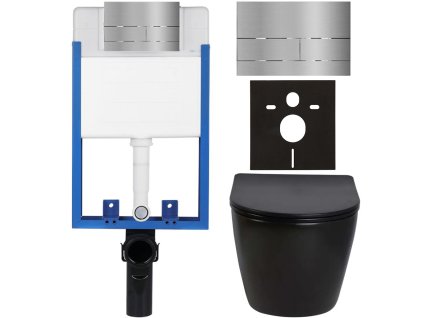 427871 cerano kompletny podomietkovy wc set lite verde cierna leskla wc tlacidlo line nerez na zamurovanie 49x36 cm