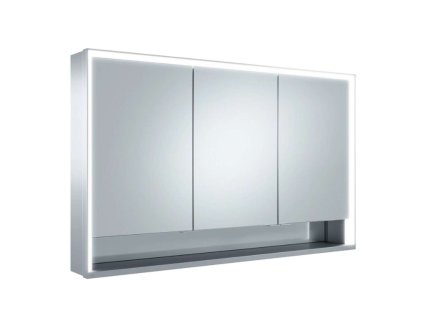 Keuco Royal Lumos Zrkadlová skrinka s LED osvetlením, 120x74x17 cm, hliník 14305171301