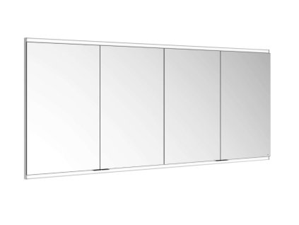 Keuco Royal Modular 2.0 Zrkadlová skrinka s LED osvetlením, 180x70x16 cm, hliník 800410180100400