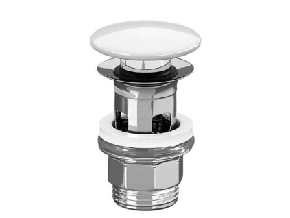 Villeroy & Boch Príslušenstvo Uzatvárateľný výpust, Push-Open, CeramicPlus, Stone White 8L0334RW