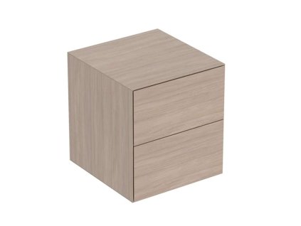 Geberit ONE Bočná skrinka 5x5x5 cm, 2 zásuvky, dub 505.077.00.5