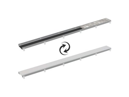 Alcadrain Rošty Obojstranný rošt DOUBLE 65 cm, nerezová DOUBLE-650M