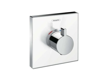Hansgrohe Shower Select Glass Termostatická batéria Highflow pod omietku, biela/chróm 15734400-HG