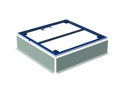 Geberit Setaplano Inštalačný rám na sprchové vaničky, 900x900 mm, pre 4 nohy 154.470.00.1