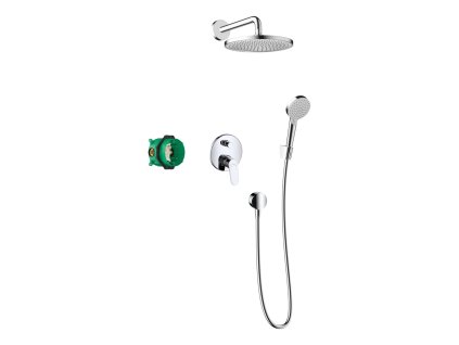Hansgrohe Crometta Sprchový set S 240, s batériou Focus pod omietku, 2 prúdy, chróm 27958000-HG