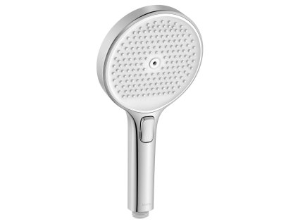 kielle Oudee Sprchová hlavica 130, 3 prúdy, EcoSpare, chróm/biela 20402011E