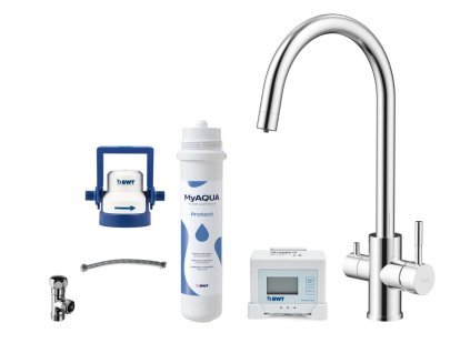 kielle Wimeo Drezová batéria vrátane filtrácie, chróm 10525SFI110