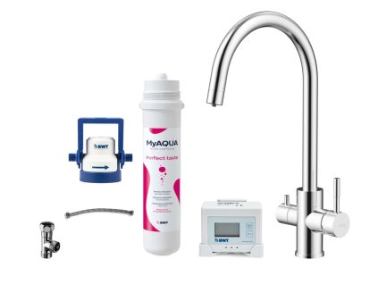 kielle Wimeo Drezová batéria vrátane filtrácie, chróm 10525SFI120