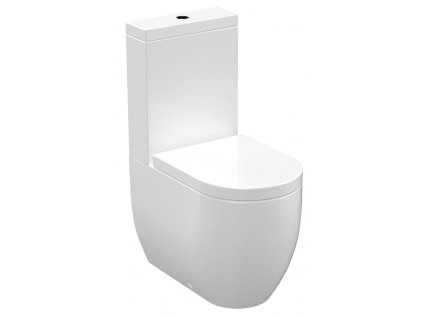 Kerasan FLO keramika FLO WC kombi, spodný/zadný odpad, biela WCSET11-FLO