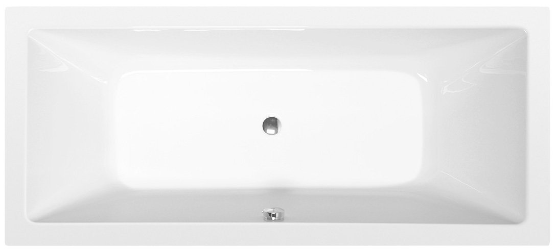 Polysan KRYSTA obdĺžniková vaňa 180x80x39cm, biela 71710
