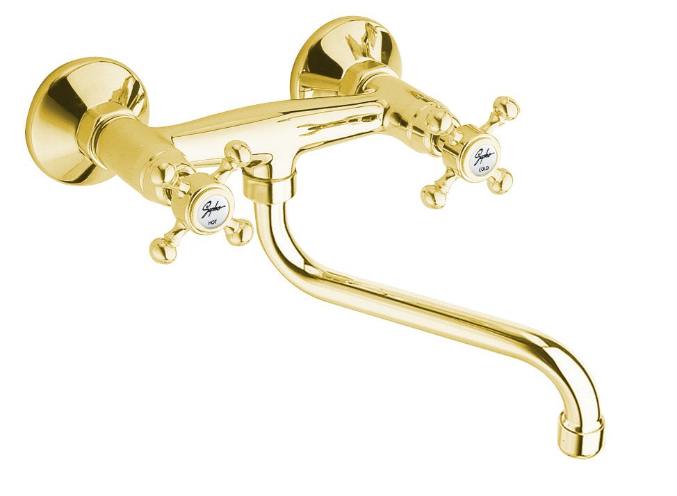 Sapho ANTEA nástenná batéria, zlato 3065Z