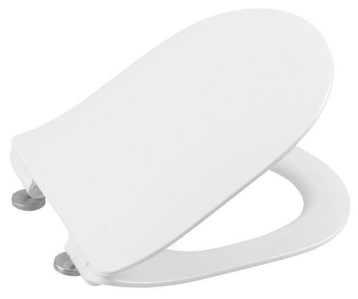 Sapho EDITA WC sedátko, SLIM, Soft Close, Easy Take, biela 1703-458
