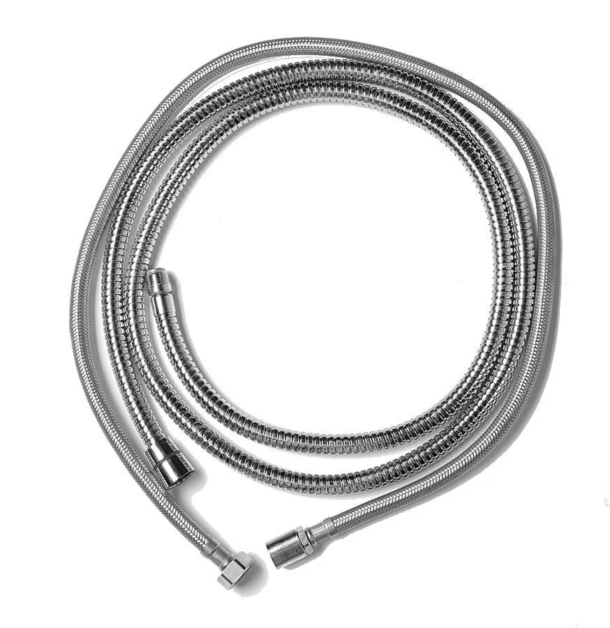 Sapho SET sprchová hadica k batérii na okraj vane, F1/2"- F1/2", 275cm, chróm FLE18