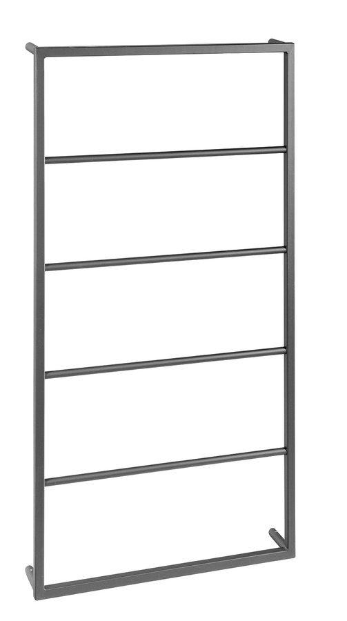 Sapho SKA kúpeľňové doplnky SKA nástenný sušiak uterákov 600x1150x100mm, čierna mat SKA502