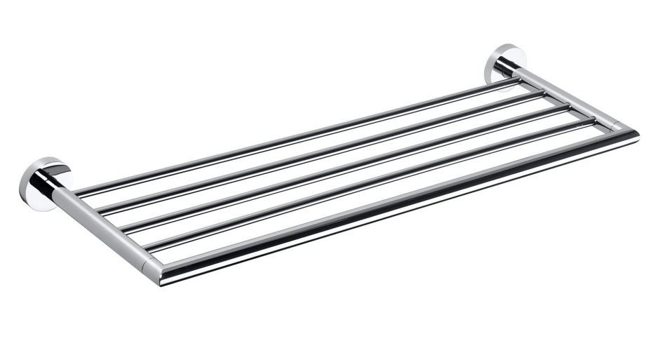 Sapho X-ROUND polička na uteráky 600mm, chróm XR413
