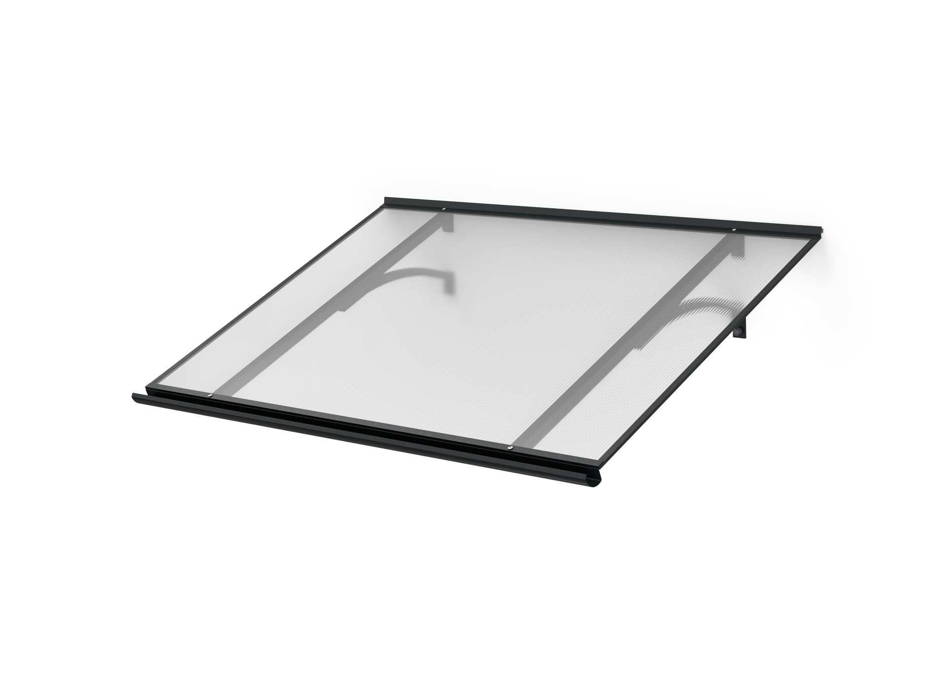LANIT PLAST, s.r.o. strieška nad dvere LANITPLAST MELES 160/85 antracit LG2180