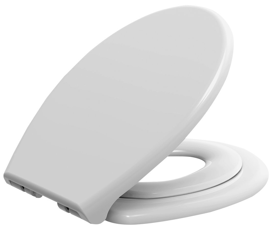 Aqualine WC sedátko s integrovaným detským WC sedátkem, Soft Close, Easy Take, biela FS125