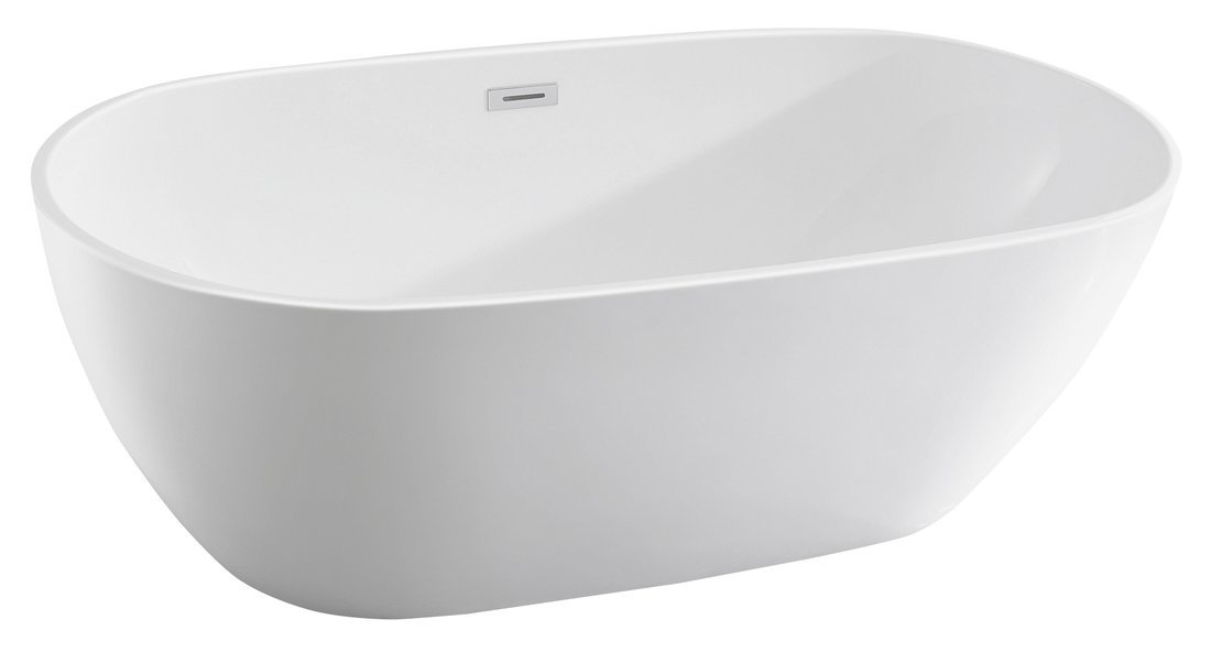 Aqualine DOURO voľne stojaca vaňa 180x80cm, biela E1880