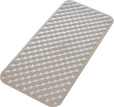 Gedy GEO podložka do vane 36x71cm s protišmykovou úpravou, kaučuk, béžová 97367103