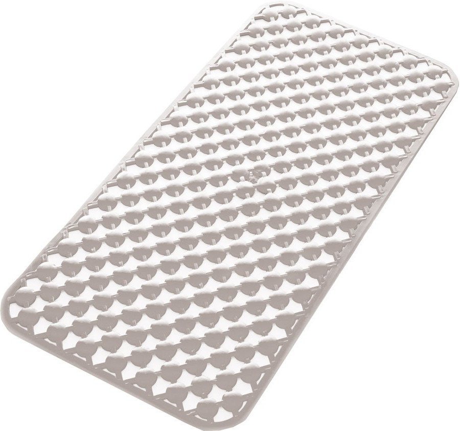Gedy GEO podložka do vane 36x71cm s protišmykovou úpravou, kaučuk, biela 97367102