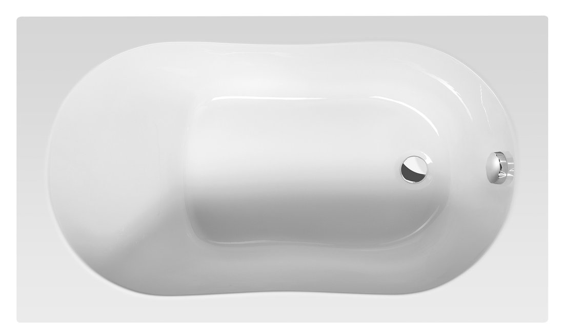 Aqualine JIZERA vaňa 120x70x39cm, biela G1270