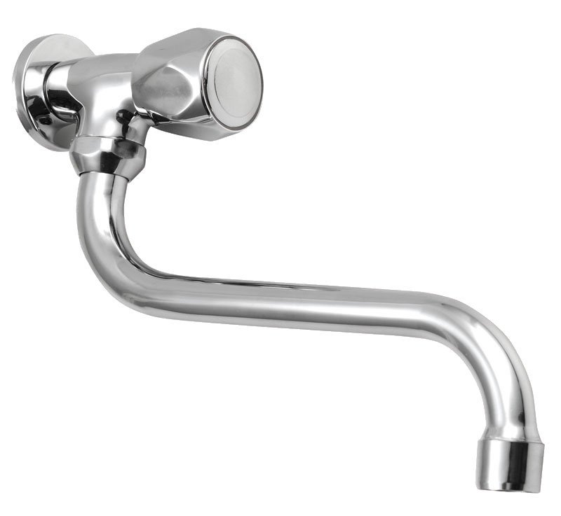 Aqualine Nástenný ventil 1/2´´, otočná hubica, chróm ZY1812