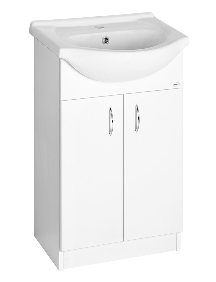 Aqualine SIMPLEX ECO 55 umývadlová skrinka vrátane umývadla 53x83,5x30,7cm SIME550