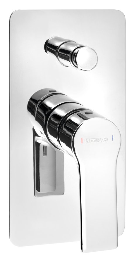 Sapho PAX podomietková sprchová batéria, 2 výstupy, chróm XA42