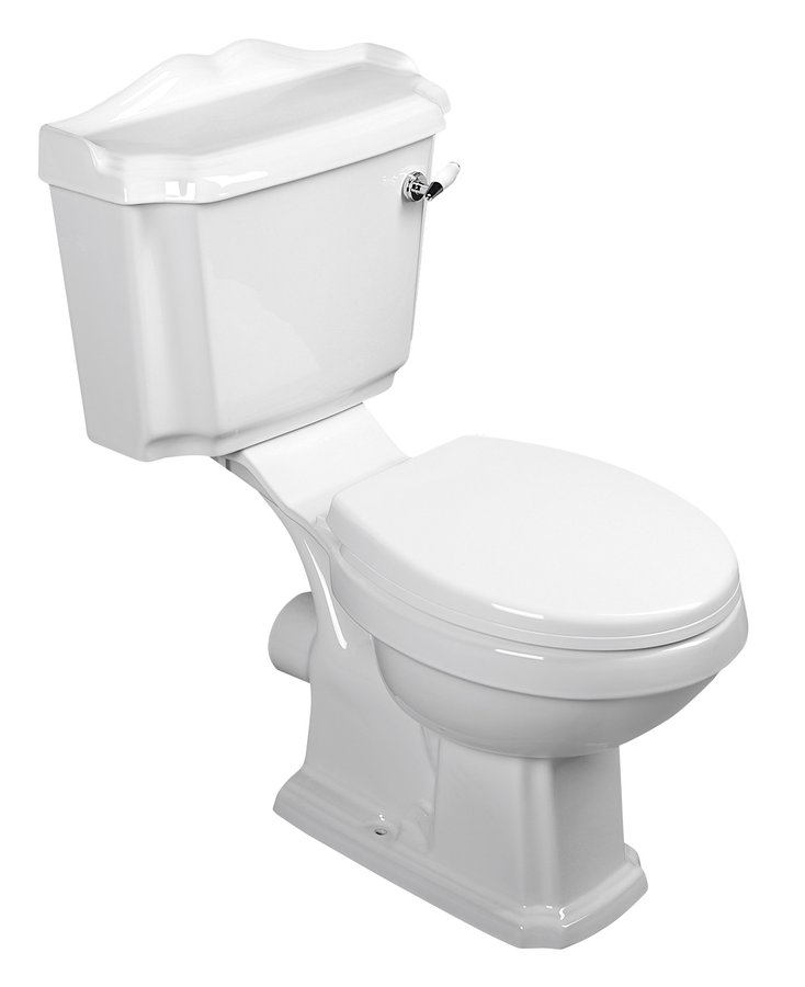 ANTIK AQUALINE ANTIK WC retro kombi + sedadlo, biela AK107-01