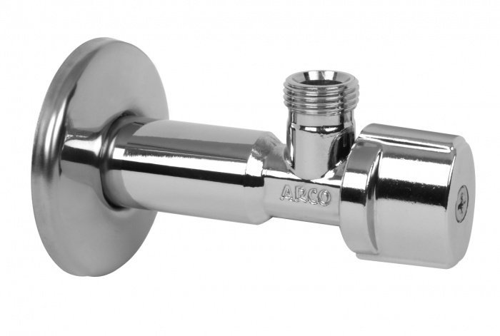 ARCO rohový ventil A-80 dlhý 1/2"x3/8", anticalc, chróm NOV88MAC