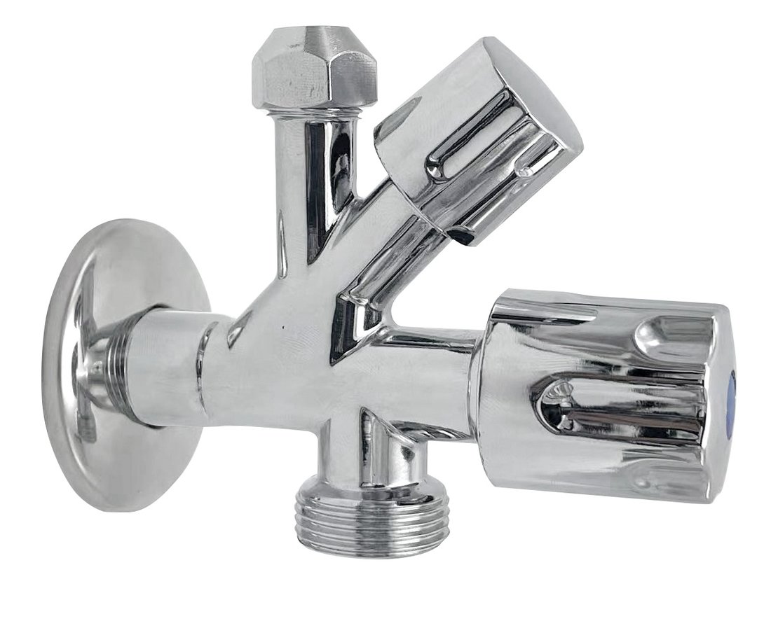 Bruckner Kombinovaný ventil 1/2 "x3/4 "x3/8", chróm 181.749.1