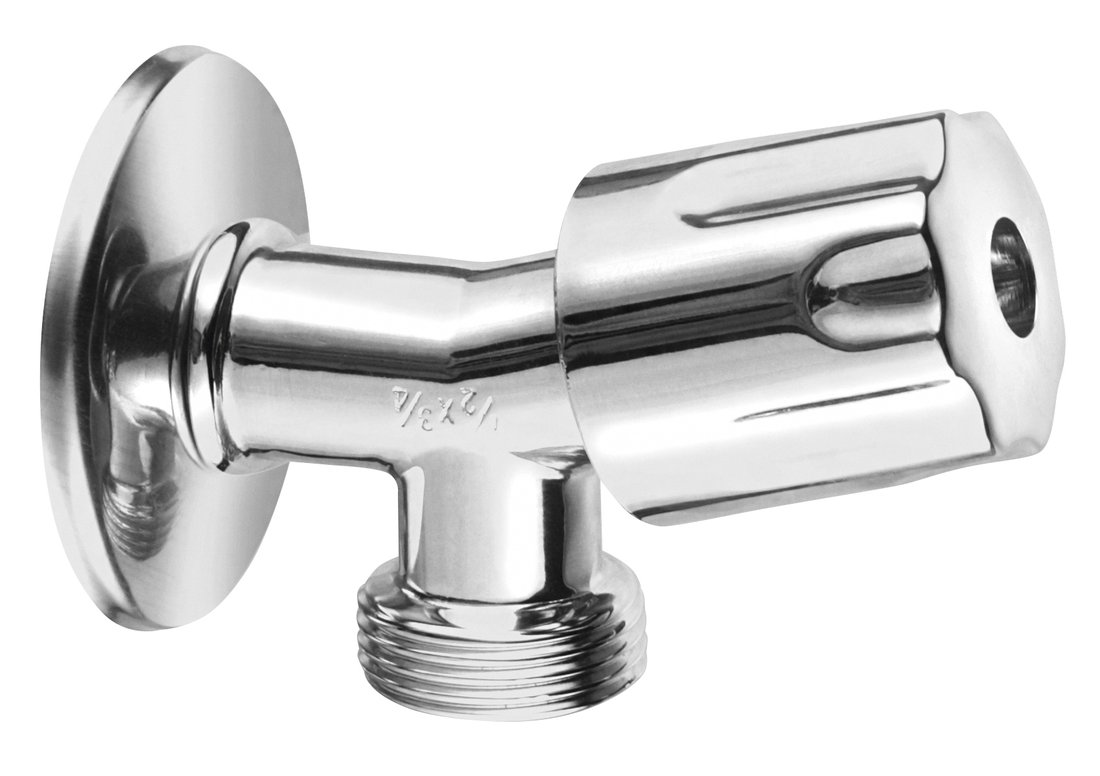 Bruckner Ventil práčky so spätnou klapkou, 1/2 "x3/4", chróm 181.934.1