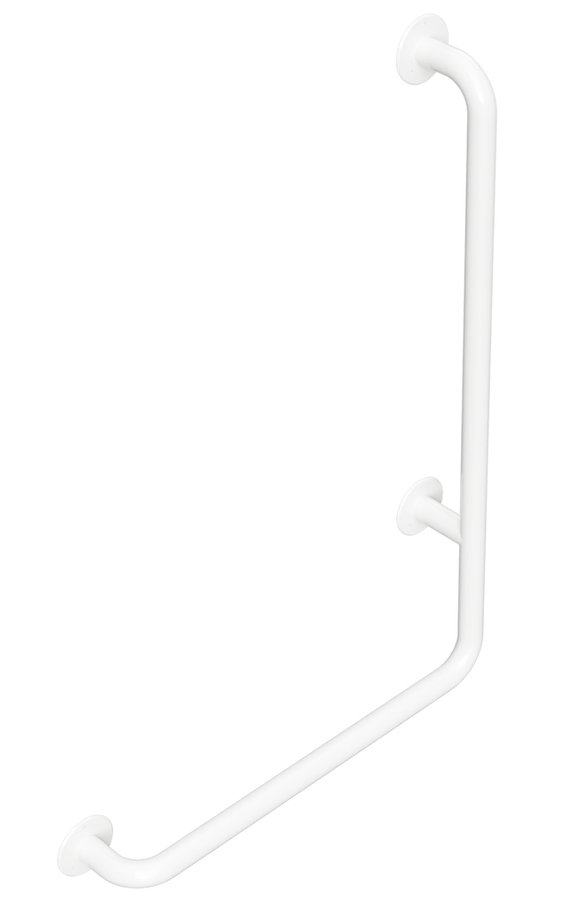 Sapho HANDICAP nástenné madlo pravé 810x550mm, biela XH524W
