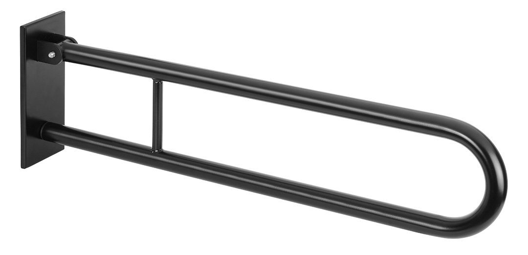 Sapho HANDICAP madlo sklopné 813mm, čierna XH518B