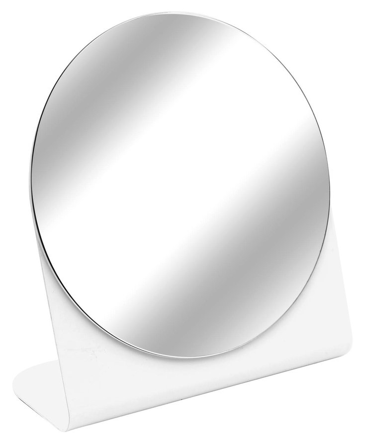 Ridder ARWEN kozmetické zrkadlo na postavenie, priemer 150mm, biela 03008001