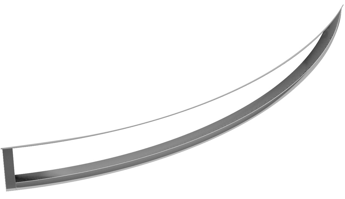 GSI NORM držiak uterákov 100cm, pre umývadlo 8643111, chróm PANMA100