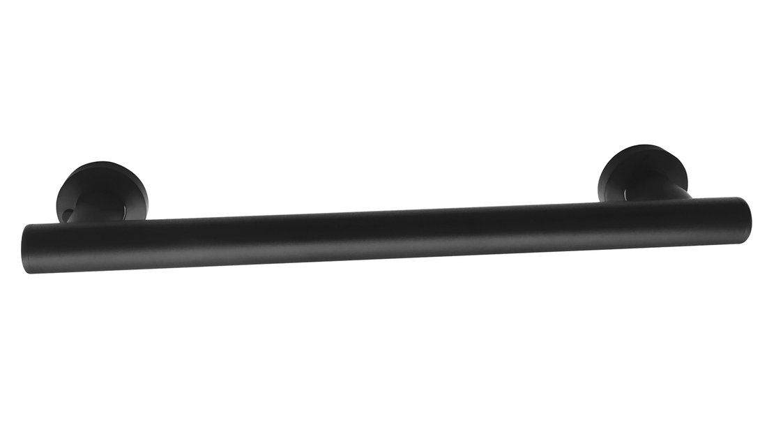 Sapho X-ROUND BLACK madlo 400mm, čierna mat XH500B