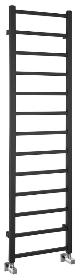 Sapho METRO LIGHT vykurovacie teleso 400x1500 mm, čierna mat IR447TB