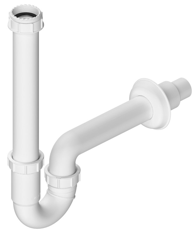 Bruckner Umývadlový U sifón 5/4", DN40, biela 151.106.0