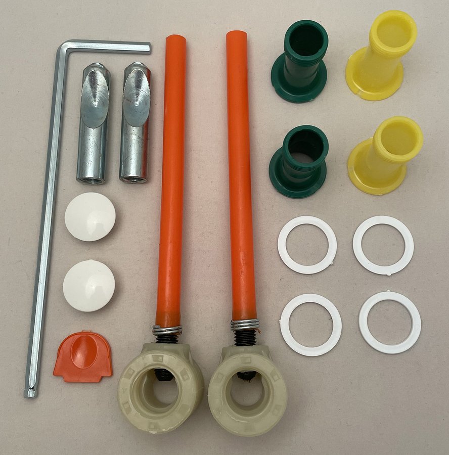 Fixačná sada pro WC závesné a bidety Kerasan (Flo, Nolita, Tribeca) ND762201