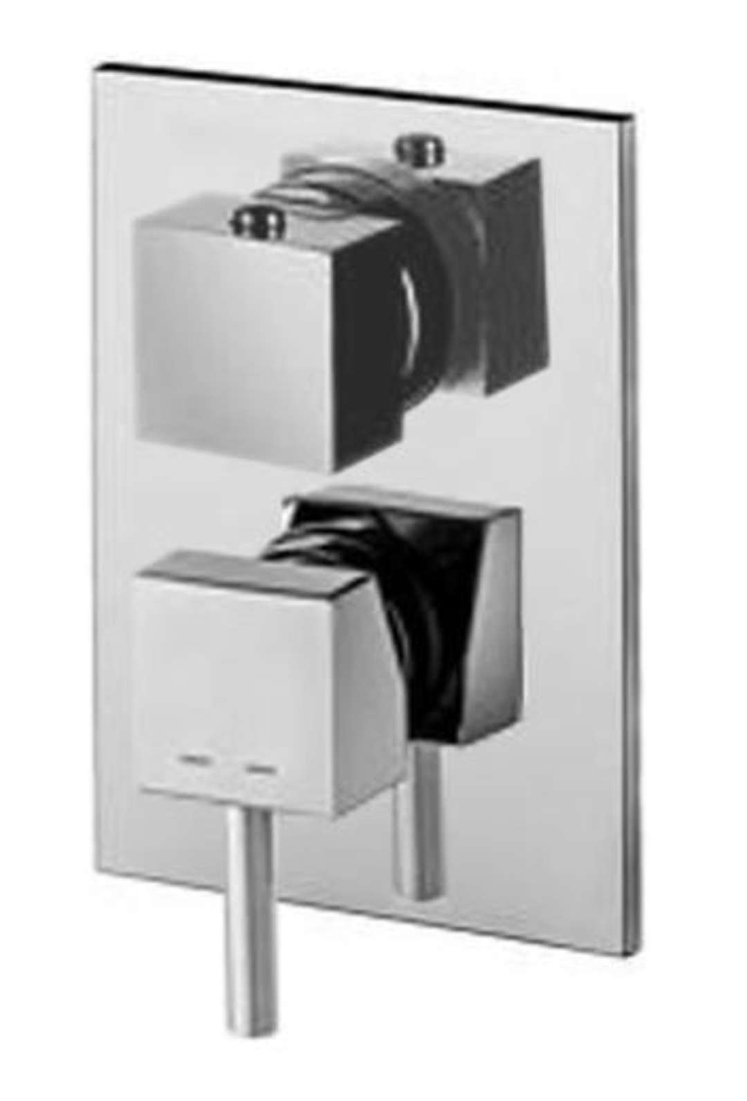 Paffoni Level Batéria pod omietku s telesom, na 3 spotrebiče, chróm LEA019CR
