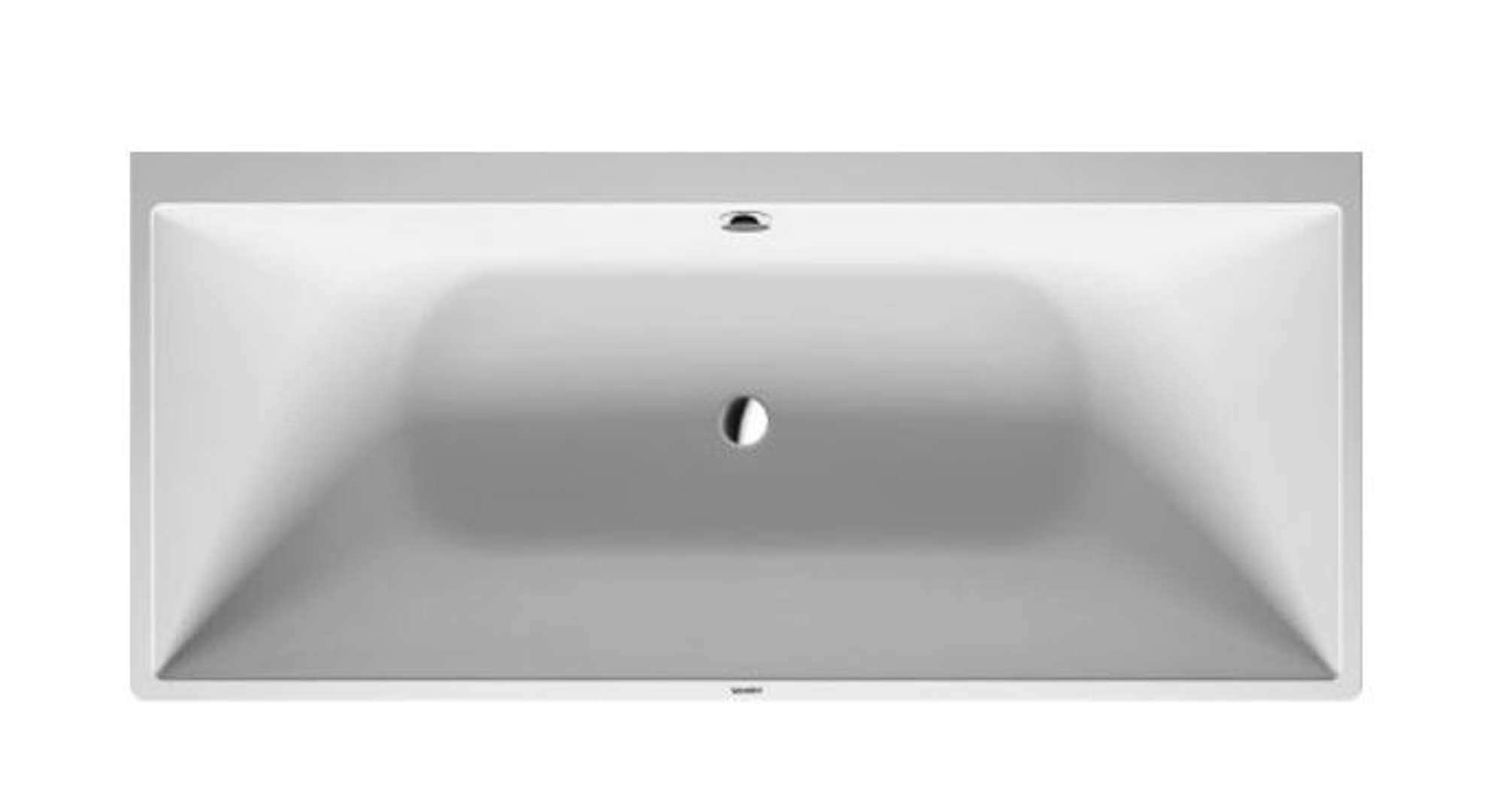 Duravit DuraSquare Voľne stojaca vaňa, 180x80 cm, DuraSolid, biela 700429000000000