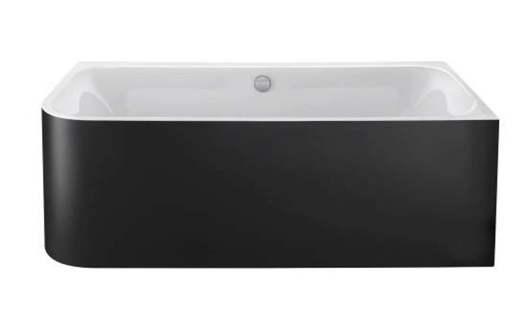 Duravit  Vaňa, 180x80 cm, pravá, s panelom, biela/graphit super matt 700450800000000