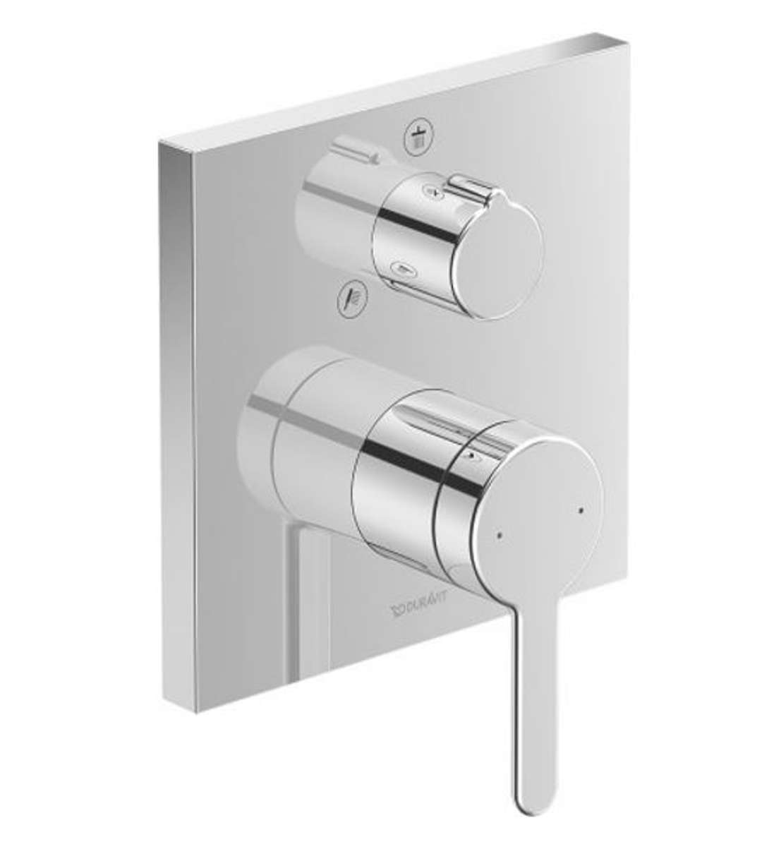 Duravit C.1 Sprchová batéria pod omietku, na 2 spotrebiče, chróm C14210011010