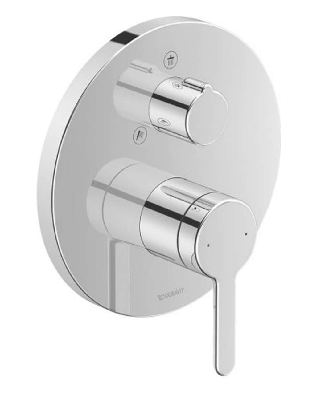 Duravit C.1 Sprchová batéria pod omietku, na 2 spotrebiče, chróm C14210012010