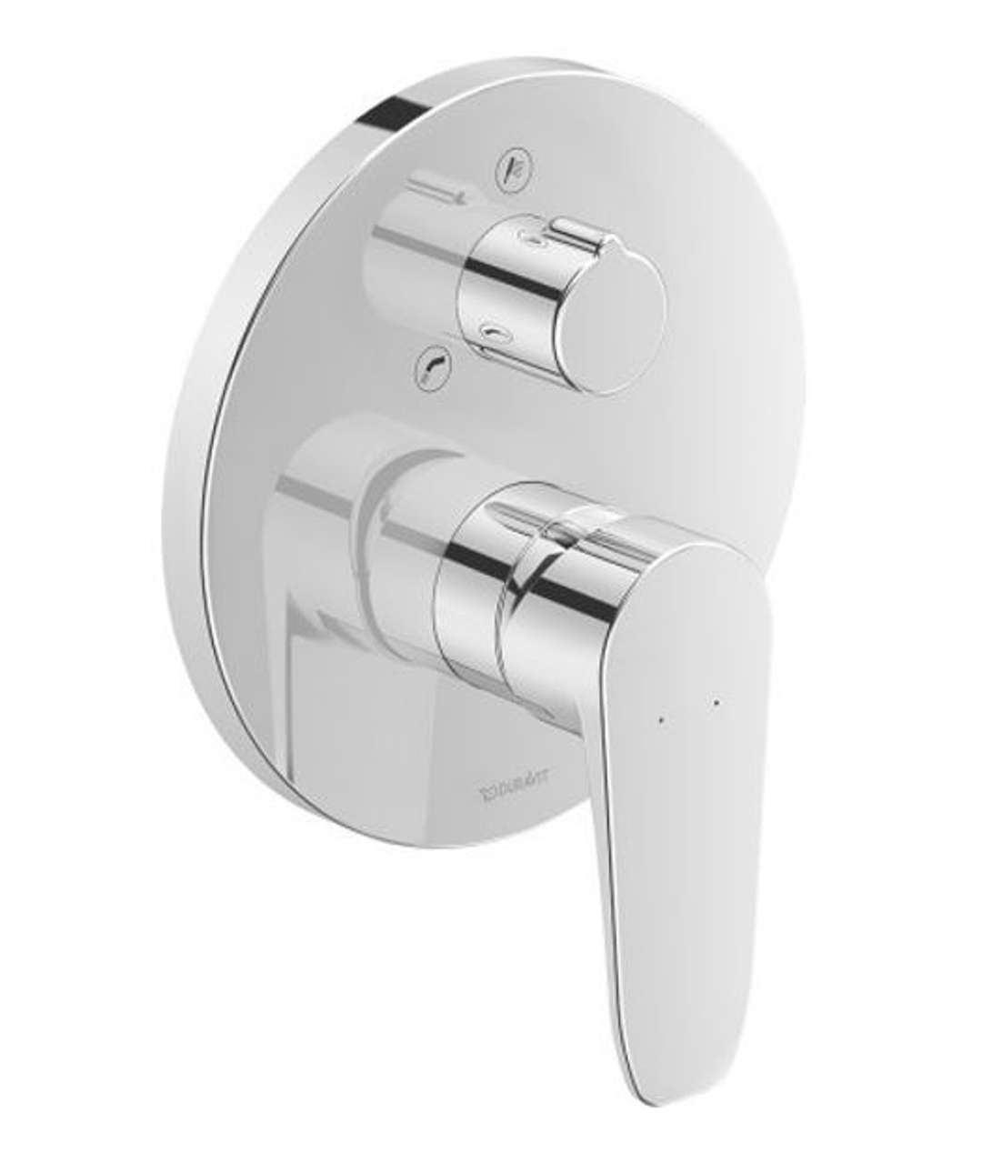 Duravit B.1 Vaňová batéria pod omietku, na 2 spotrebiče, chróm B15210018010