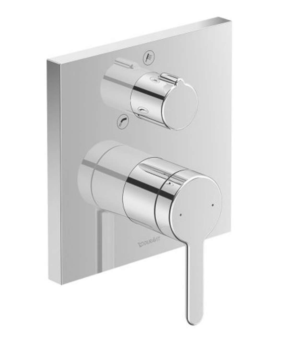 Duravit C.1 Vaňová batéria pod omietku, na 2 spotrebiče, chróm C15210011010