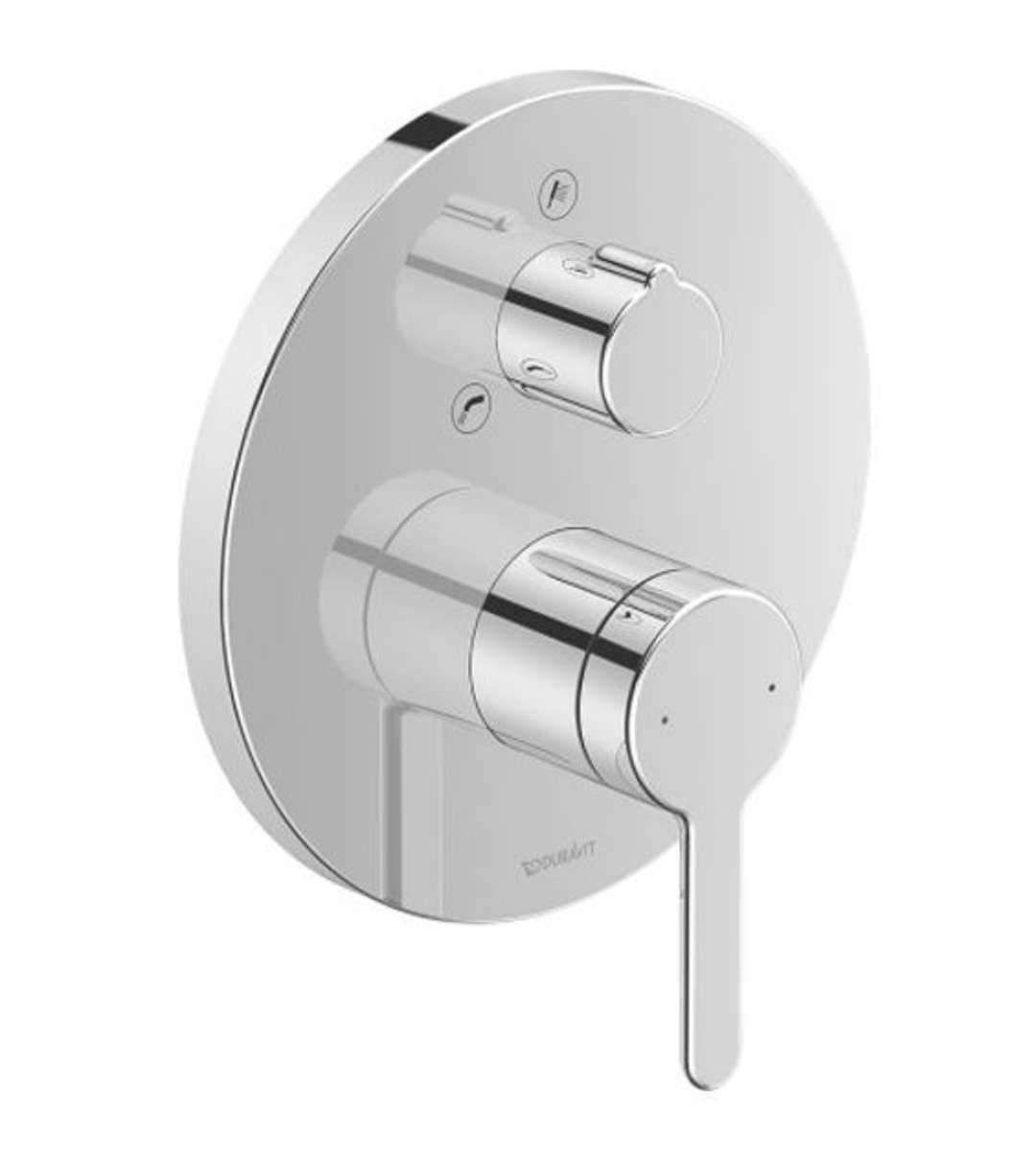 Duravit C.1 Vaňová batéria pod omietku, na 2 spotrebiče, chróm C15210012010