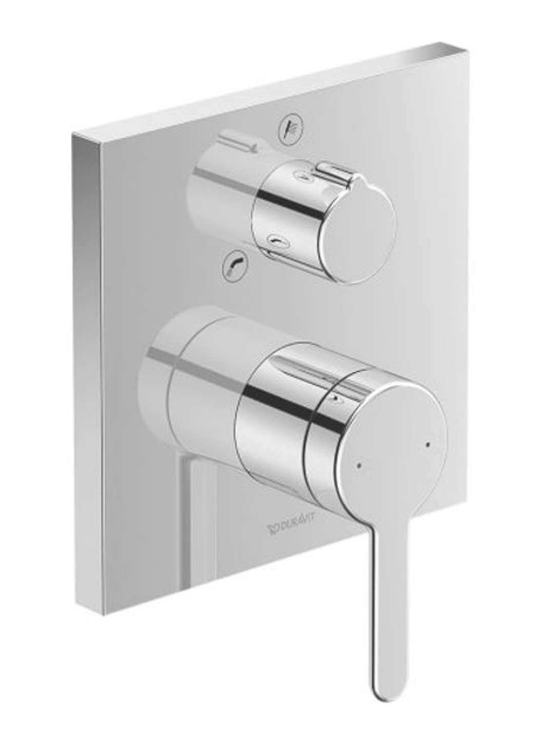 Duravit C.1 Vaňová batéria pod omietku, na 2 spotrebiče, chróm C15210017010