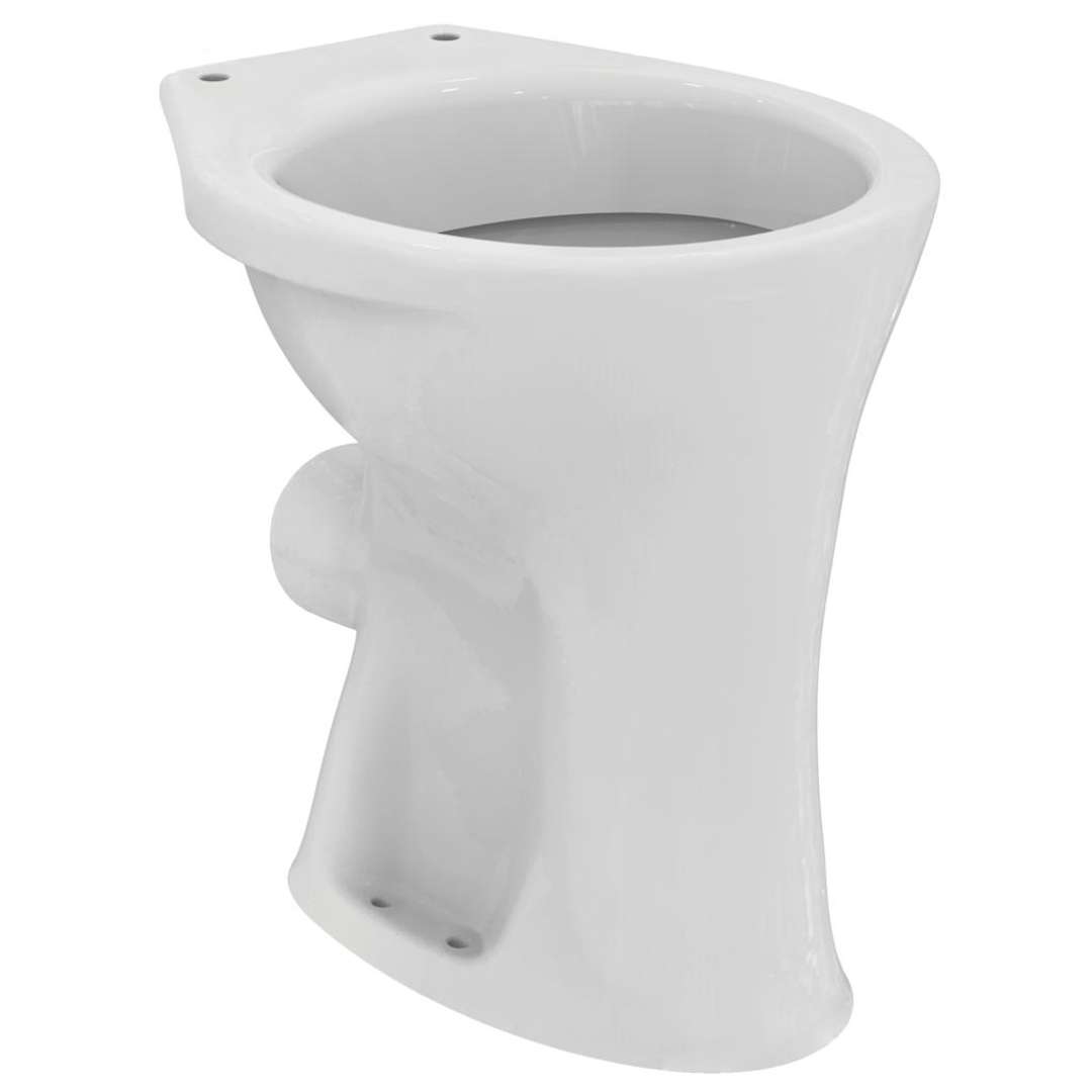 Ideal Standard Eurovit Stojace WC, bezbariérové, ploché splachovanie, biela V311601